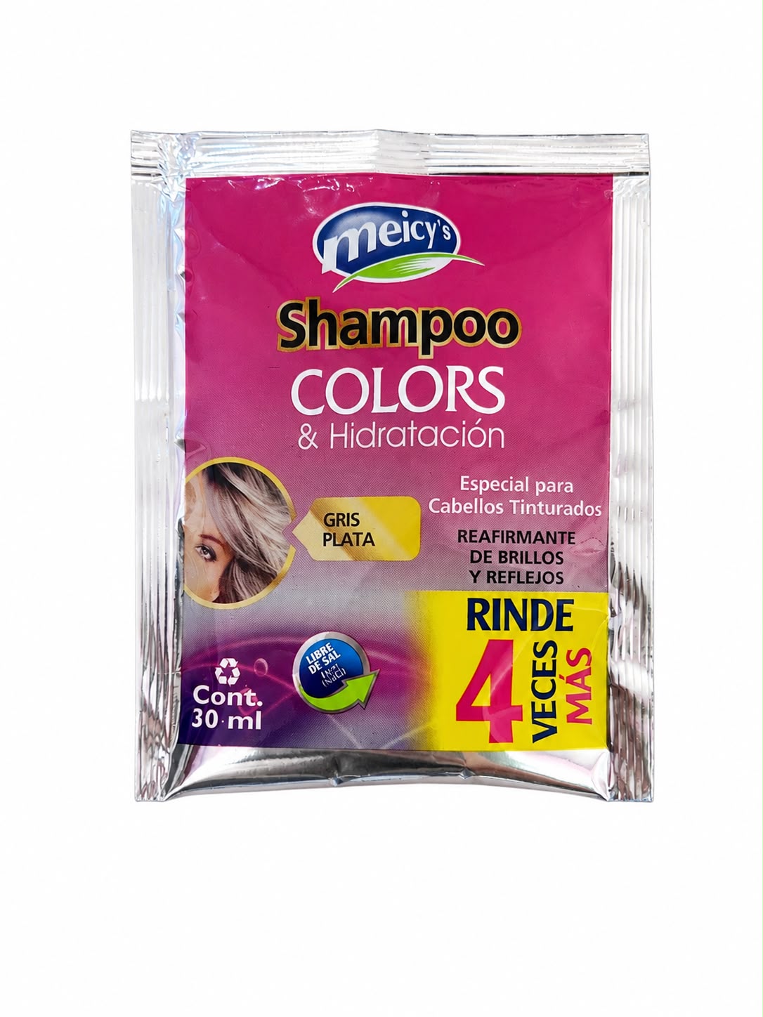 Shampoo Matizante Gris Plata - Meicy’s