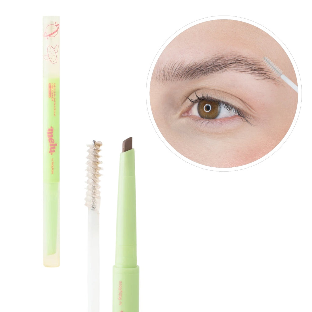 Lapiz de cejas + Gel fijador -MELU